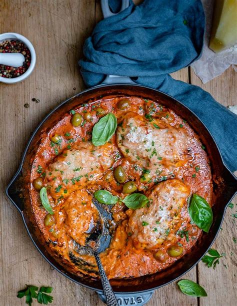 Creamy Italian Chicken In Tomato Sauce Keto Recipe