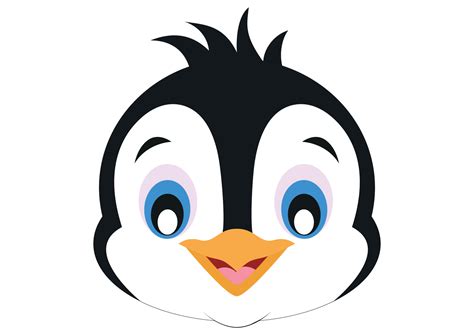Penguin Face Vector Art Icons And Graphics For Free Download