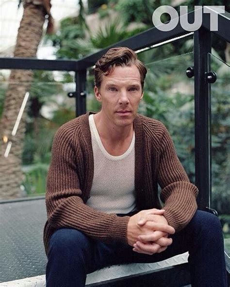 Out Magazine Photoshoot Benedict Cumberbatch Bbc Sherlock Holmes