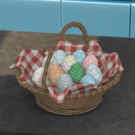 Easter Eggs Basket The Sims 4 Mods Curseforge