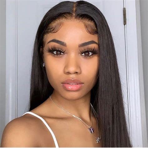 13x6 Lace Front Wig Silky Straight With Baby Hair Baby Hairstyles