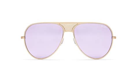 Iconic Sunglasses In Goldpurple 75 Quay X Kylie Jenner Sunglasses