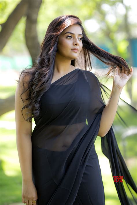 Actress Sree Mukhi Stills In All Black Social News Xyz