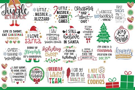 The Jingle Bell SVG Bundle | Christmas Bundle By LoveSVG | TheHungryJPEG