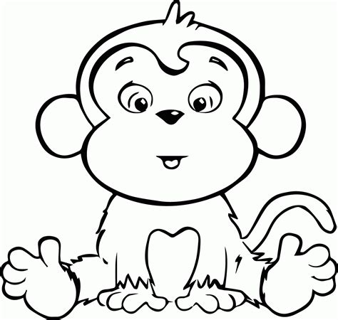 If you like what you see, please do share this page with your scroll down the page to see all of our printable cat pictures. Cute Baby Monkey Coloring Pages Printables - Coloring Home