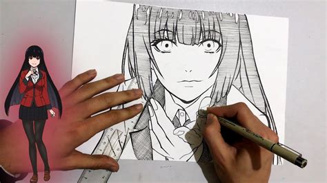 Drawing Yumeko Jabami From Kakegurui 賭ケグルイ Easy Youtube