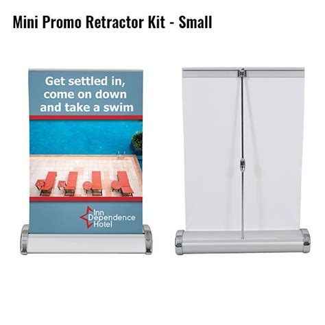 Deluxe Mini Retractor Retractable Banner Stands Banner Displays