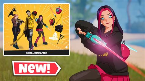 New Anime Legends Pack In Fortnite Gameplay And Review Youtube