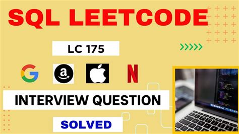 Leetcode Interview Sql Question With Detailed Explanation Practice