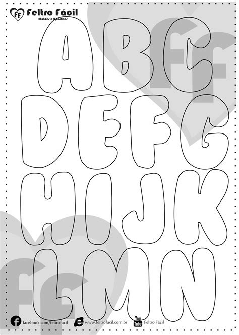 Moldes De Palabras Para Imprimir Molde De Letras Del Alfabeto En D B Sexiz Pix