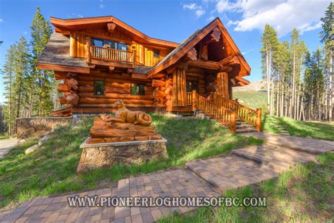 Log Homes Built In Canada Log Homes Cabin Custom Pioneer Bc Canada