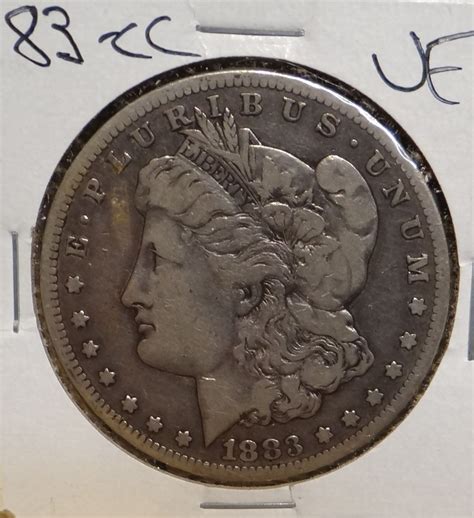 1883 Cc Morgan Silver Dollar Very Fine