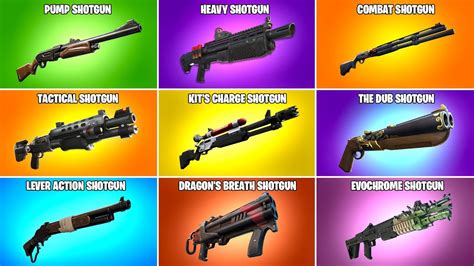 Evolution Of All Fortnite Shotguns Season 1 Season 22 Youtube