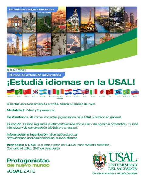 Estudiá Idiomas En La Usal Cursos De Idiomas En 2022 Universidad Del