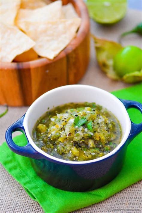 Fire Roasted Tomatillo Salsa My Other Chipotle Mexican Grill Favorite