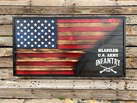 Infantry Flag Your American Flag Store Wood Flags American Made