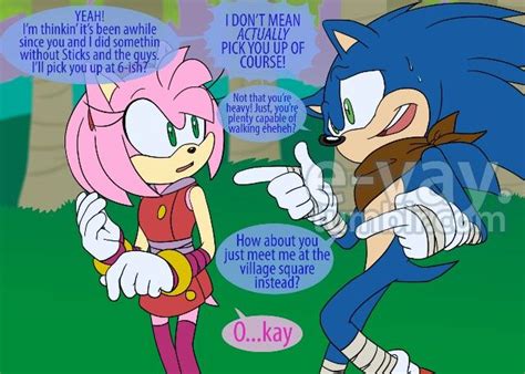 my gal 2 5 sonic and amy sonic boom amy classic cartoon characters