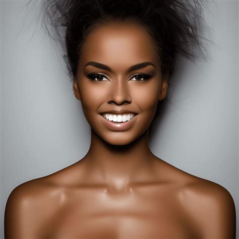 Beautiful Black Woman Face · Creative Fabrica