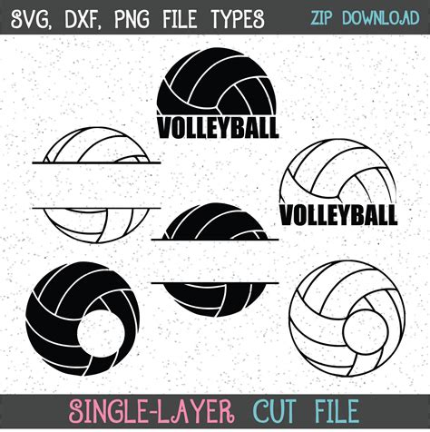 8691 Silhouette Volleyball Svg Svg Png Eps Dxf File