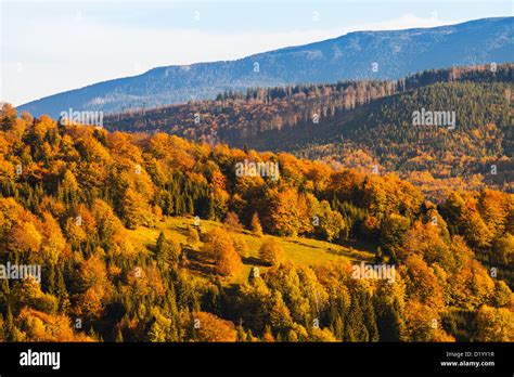 Beskidy Mountains In Autumn Poland Stock Photo Royalty Free Image