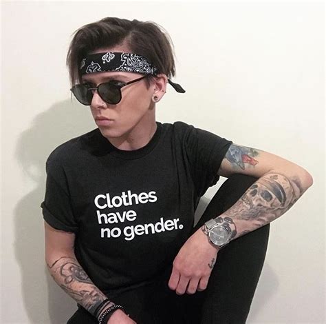 Clothes Have No Gender Tomboy Hair Fashion Tomboy Style Androgy
