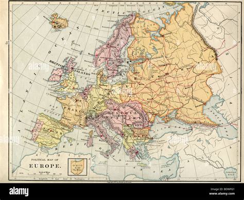 Mapa De Europa Del Antiguo Atlas Fotografías E Imágenes De Alta