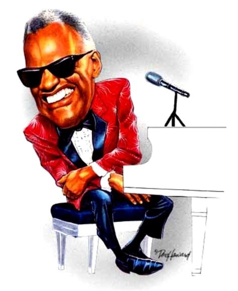 Ray Charles Friends Comic Vine Celebrity Caricatures Caricature