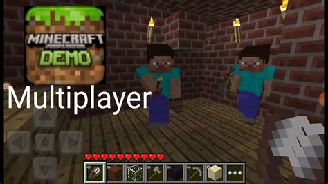 Minecraft Pe Demo Multiplayer Episode 5 Youtube