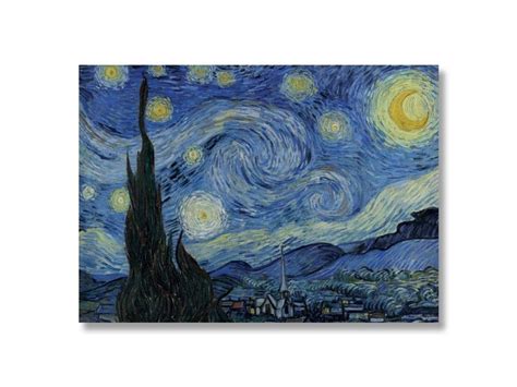 Posters 50x70 Starry Night Van Gogh Museum Webshop Museum Webshop