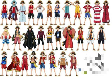Luffys All Outfits One Piece Amino