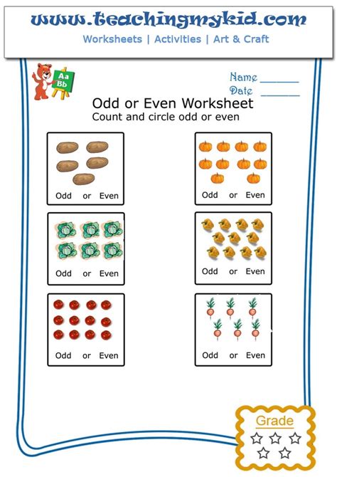 Odd Even Numbers Worksheets The Teachers Craft Even Odd Worksheets