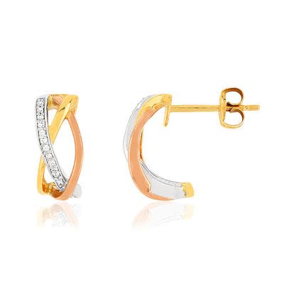 Boucles D Oreilles Maty Or Ors Diamants Maty