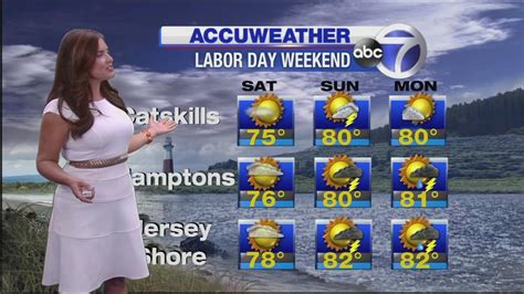 Labor Day Forecast By Meteorologist Amy Freeze Abc Ny Com