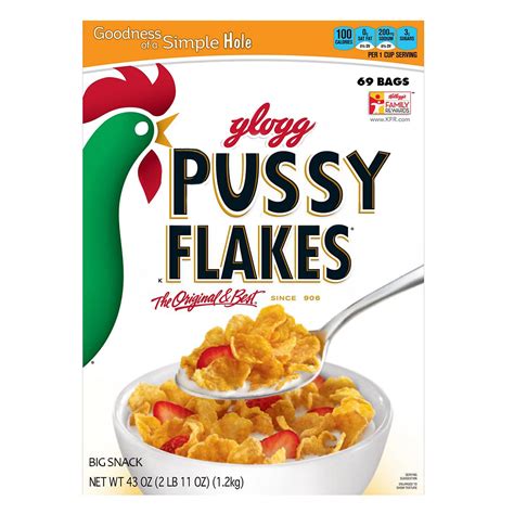Tasty Pussy Flakes For A Nutritious Breakfast Sbubby