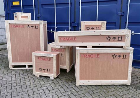 Range Of Wooden Packing Cases Alban Cases