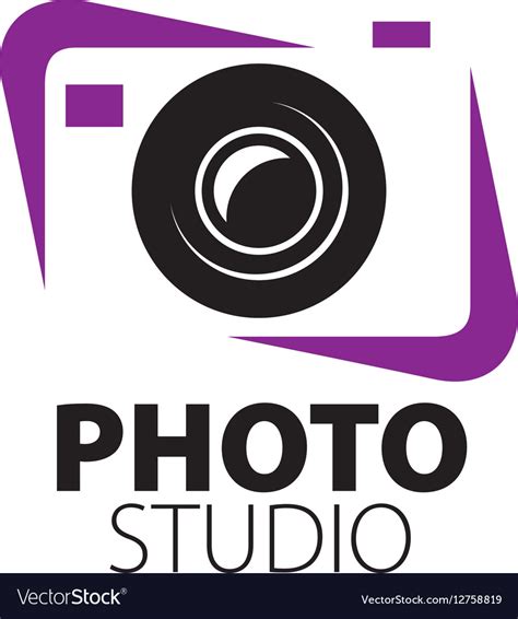 Logo For Photo Studio Royalty Free Vector Image