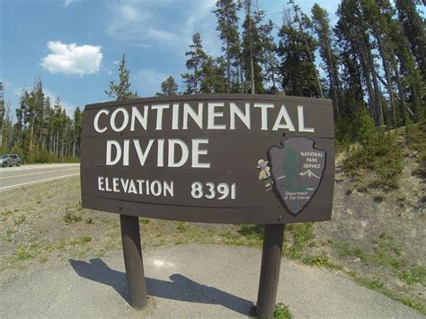 Continental Divide Yellowstone National Park Wyoming Mini Ben