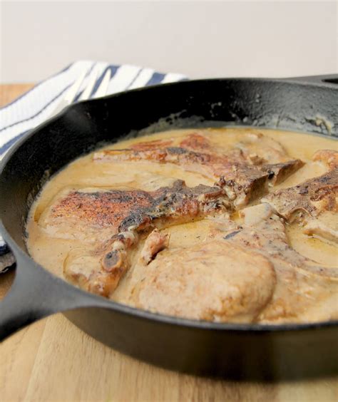 Onion, thinly sliced spread shortening or butter on bottom and sides of a square baking pan or casserole dish. Baked Pork Chops with Cream of Mushroom Soup—a quick and ...