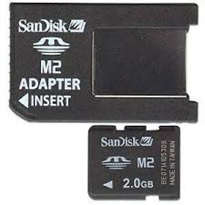 The even smaller memory stick. GENUINE SANDISK 2GB M2 MEMORY CARD FOR SONY ERICSSON ...