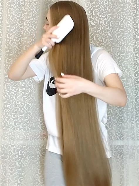 Video Long Blonde Hair By The Curtains Realrapunzels