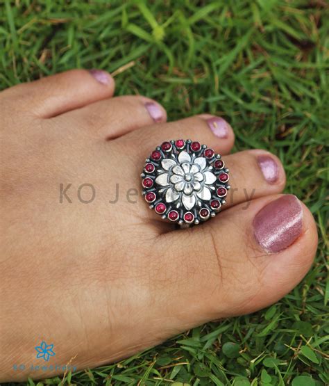 The Kamala Silver Toe Rings — Ko Jewellery