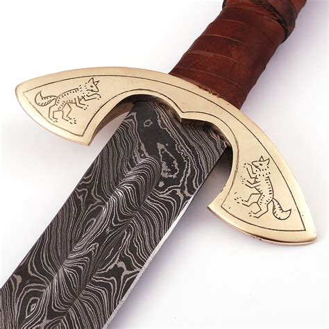 Ulfsune Fang Of The Beast Damascus Steel Viking Sword