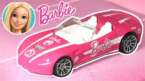 Hot Wheels Car Th Anniversary Barbie CORVETTE STINGRAY Metal Material Body Race Car
