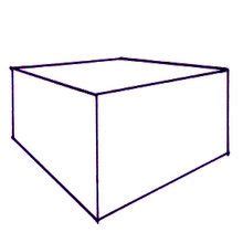 Ou, mieux de carton au format a4 d'un cube. Comment dessiner dessiner un cube en perspective - fr ...