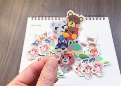 Animal Crossing Villager Waterproof Vinyl Sticker Etsy