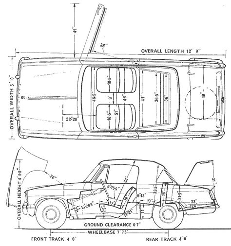 Triumph Herald Chassis Drawing Retro Rides