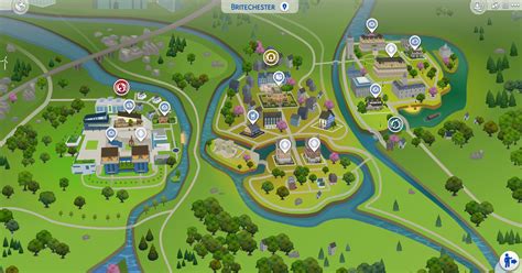 The Sims 4 Worlds And List Of Lots The Sims Fan Page