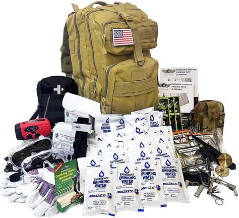 EVERLIT Complete Hours Earthquake Bug Out Bag Emergency Survival Kit For Family Be Prepared