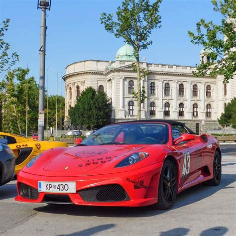 Ferrari F430 Spider #oneliferally #belgrade #serbia #carshow #carsandcoffee #carporn #cargasm # ...