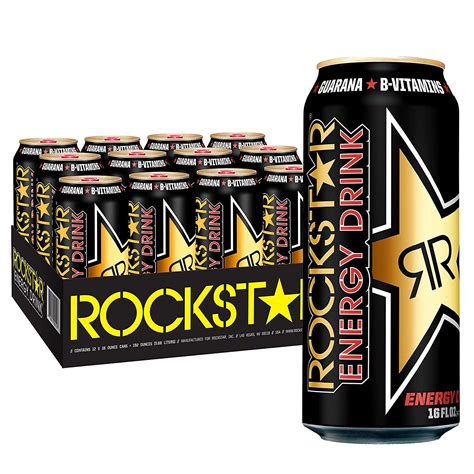 Rockstar Energy Drink Og 16oz Cans 12 Pack Packaging May Vary